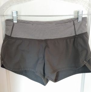 Lululemon Run:Speed Shorts Gray Size 4